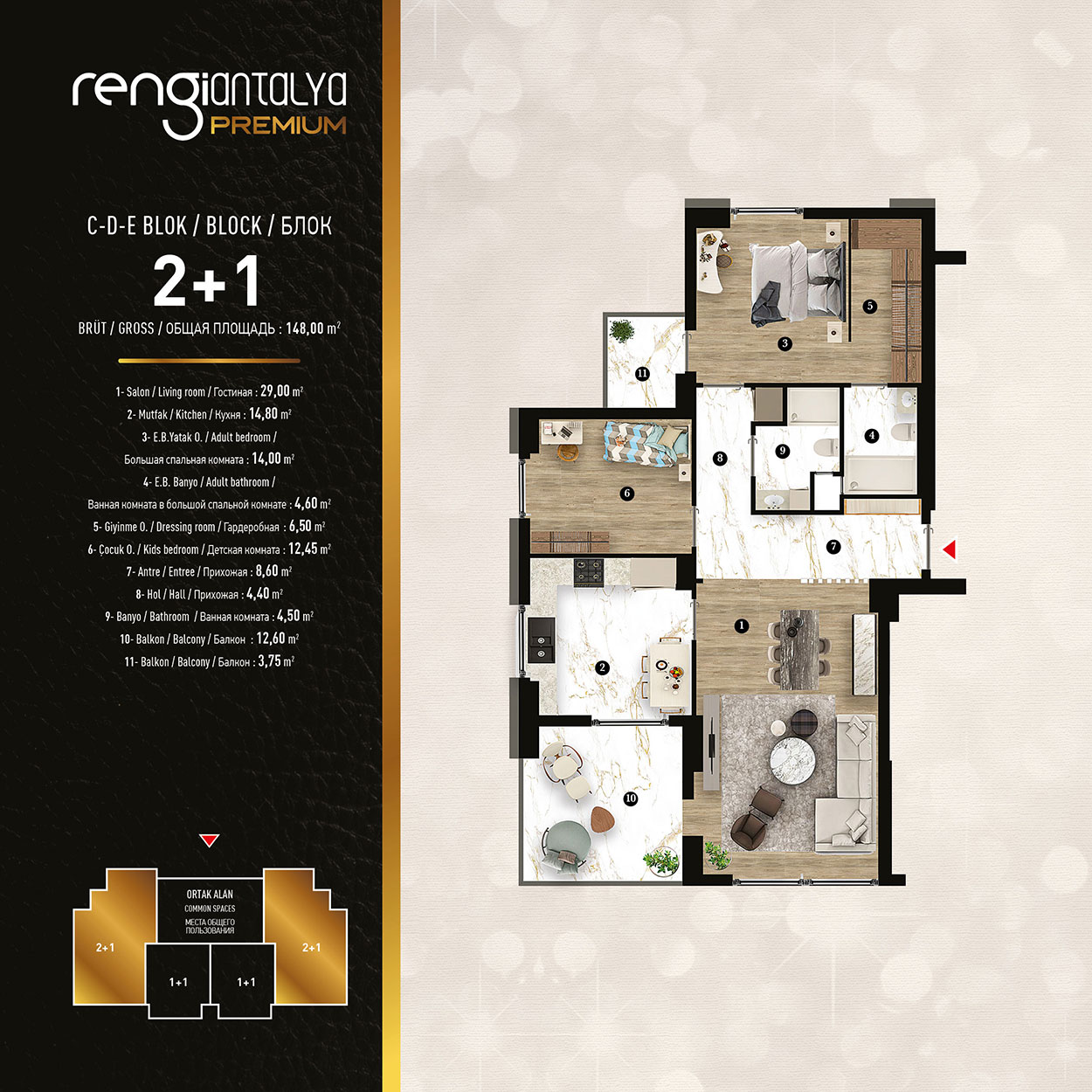 Rengi Antalya Premium